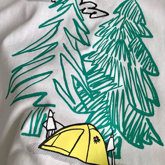 White Printed Short-Sleeved T-Shirt Kolon Sport - Picture 4 of 5